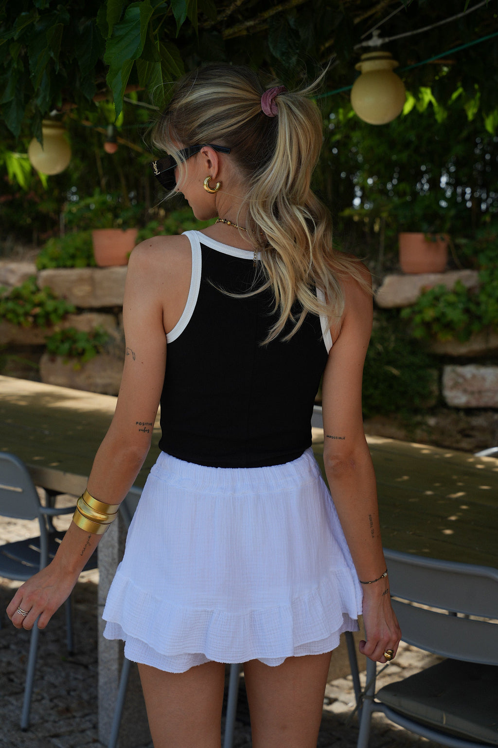 Jupe Short Lola - Blanche
