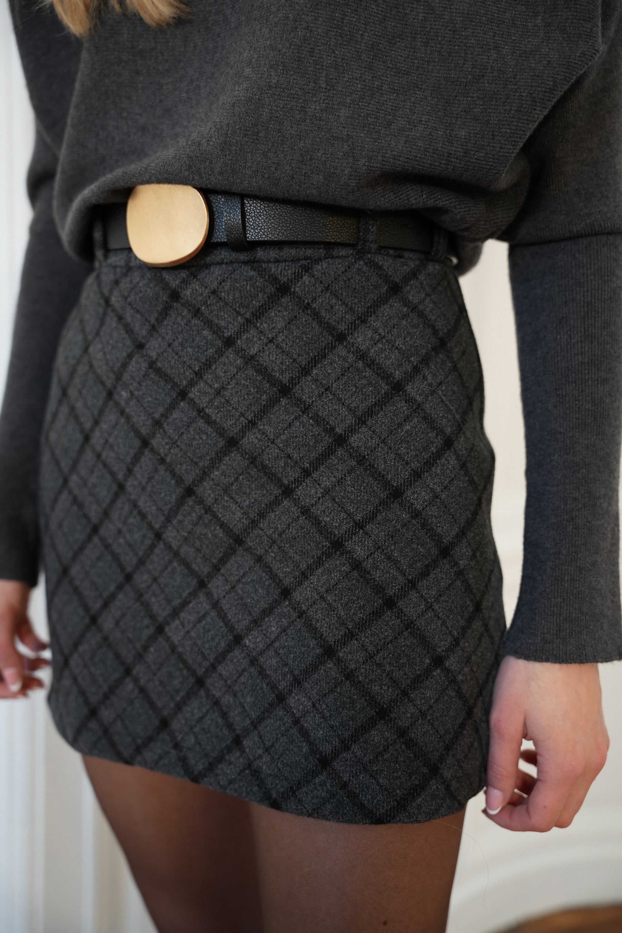 Paola Grise - Falda-Short De Cuadros