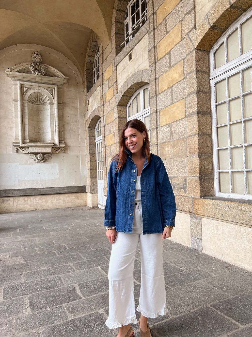 Veste En Jean Céleste