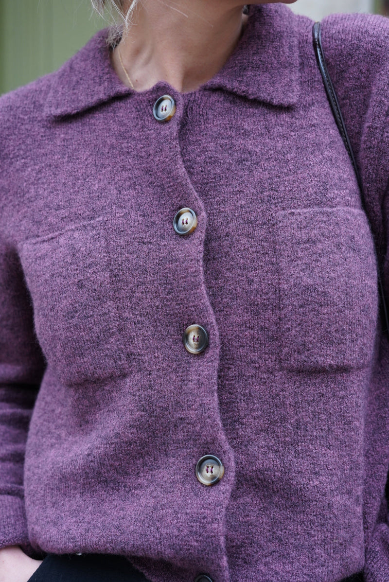 Gilet Alexandre Prune