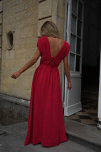 Lucy Long Dress - Red