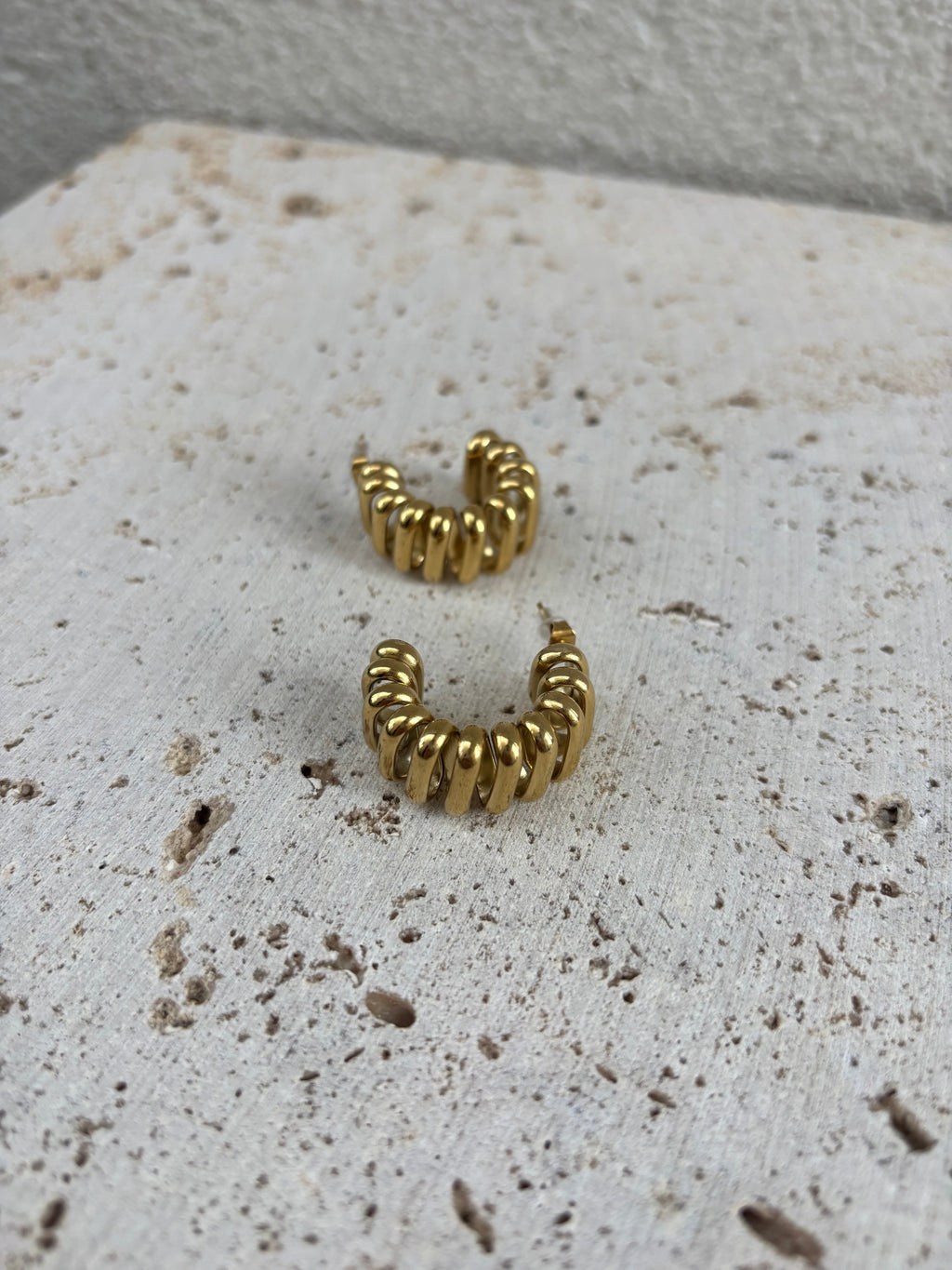 Mini Wrinkled Earrings