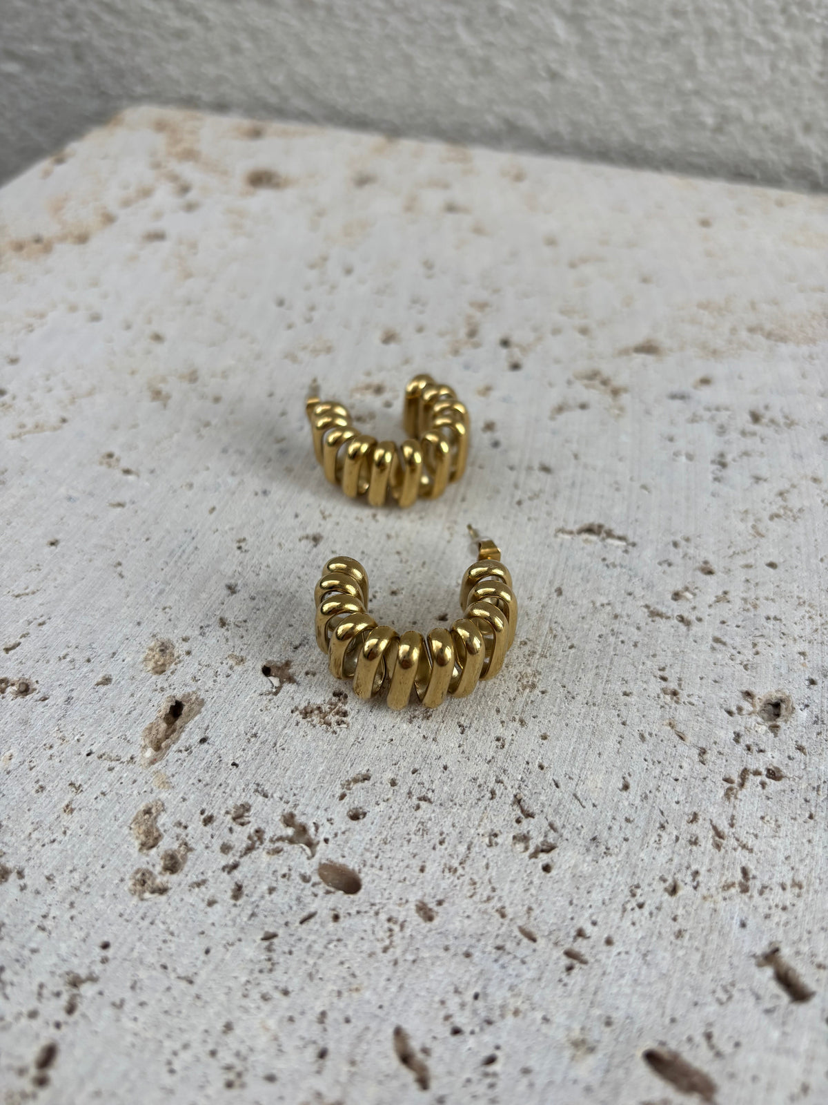 Mini Wrinkled Earrings