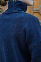 Timothée Turtleneck Sweater Navy