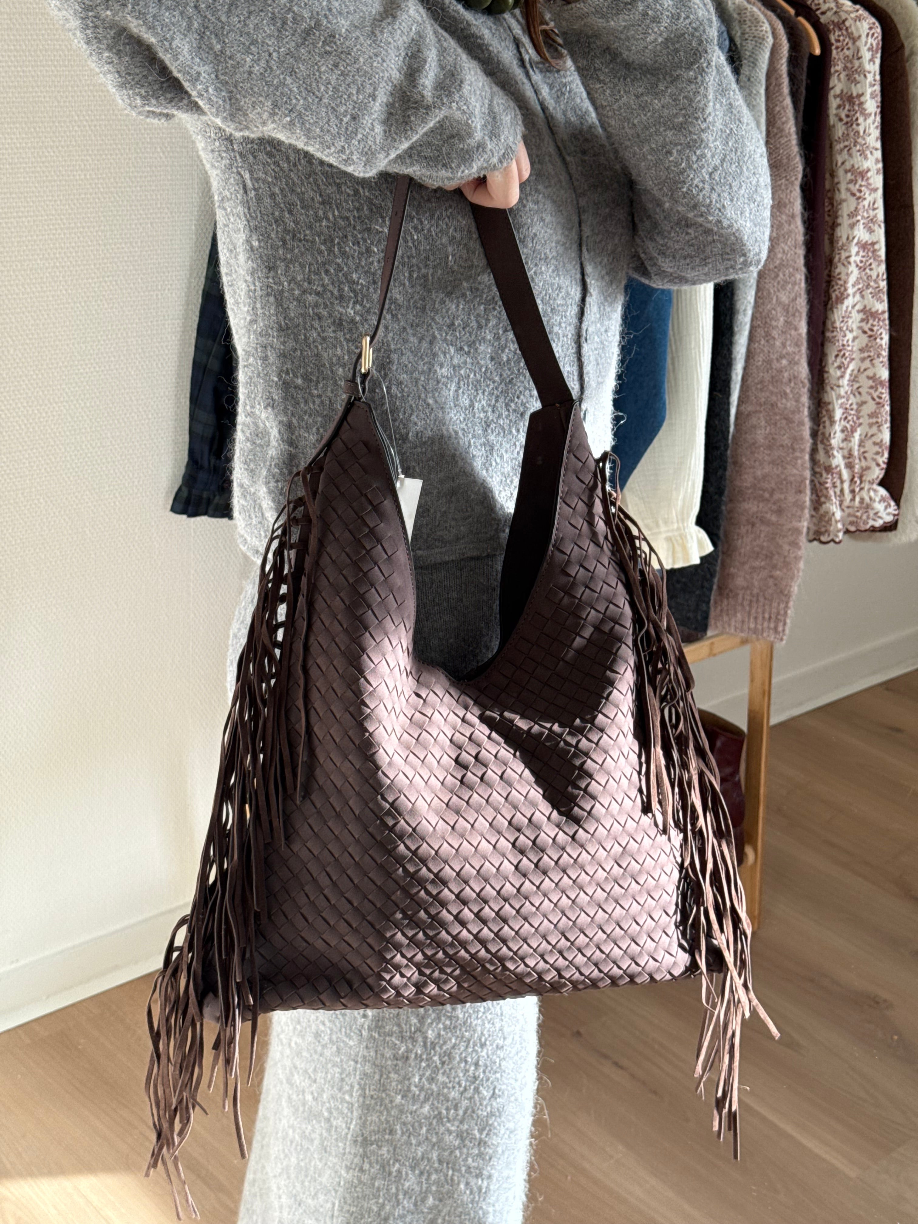 Large brown Julia handbag