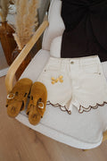 Short En Jean Fleur