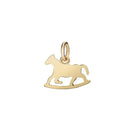 Charm Rocking Horse Symbols - Or Jaune