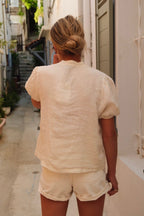 Blouse Célestine lin écru