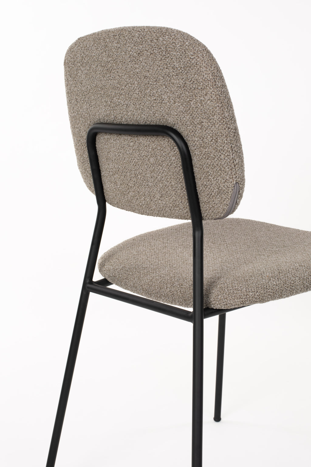 Roos - Dining Room Chair - Metal - Warm Beige