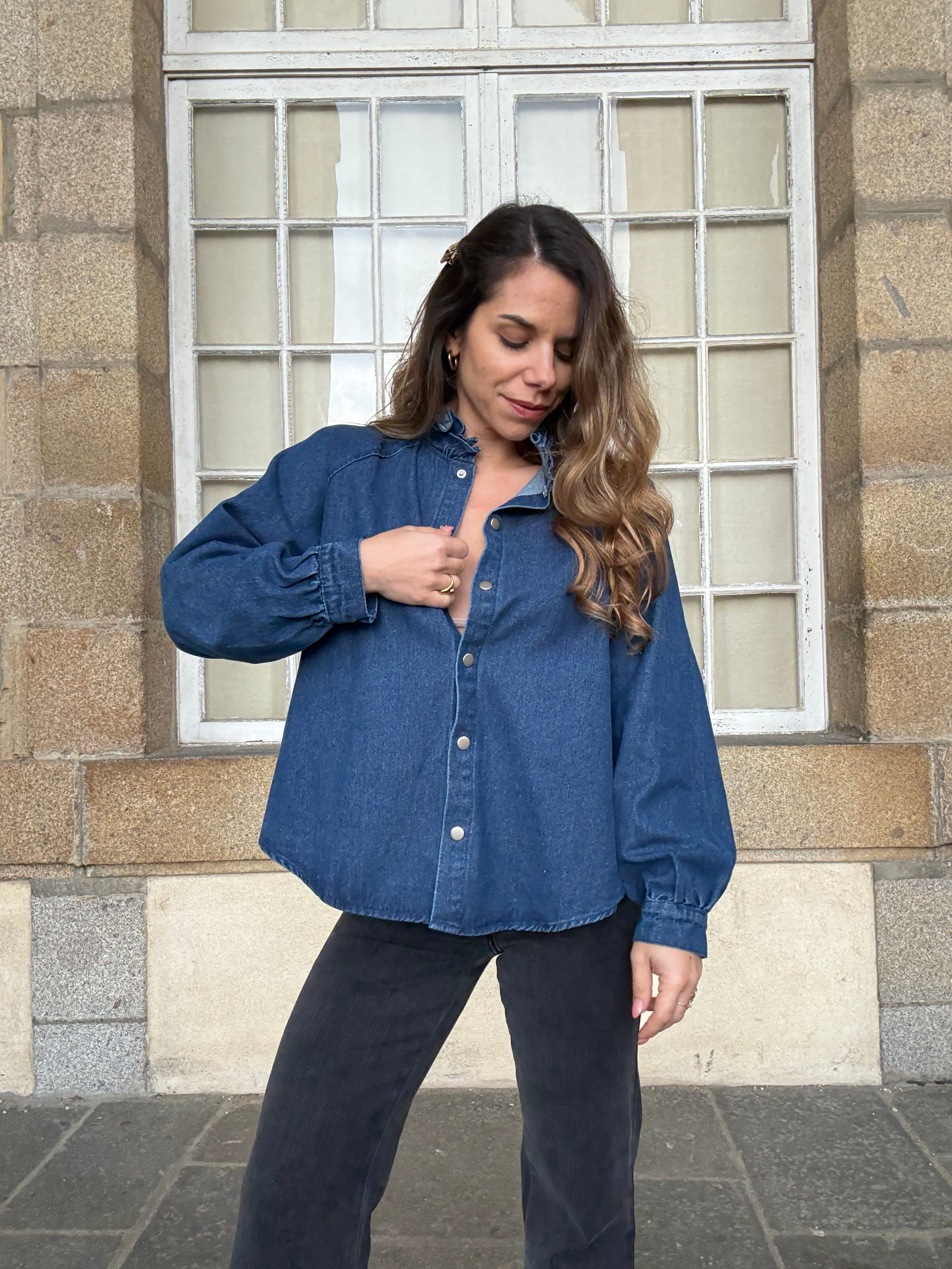 Surchemise en jean Livia