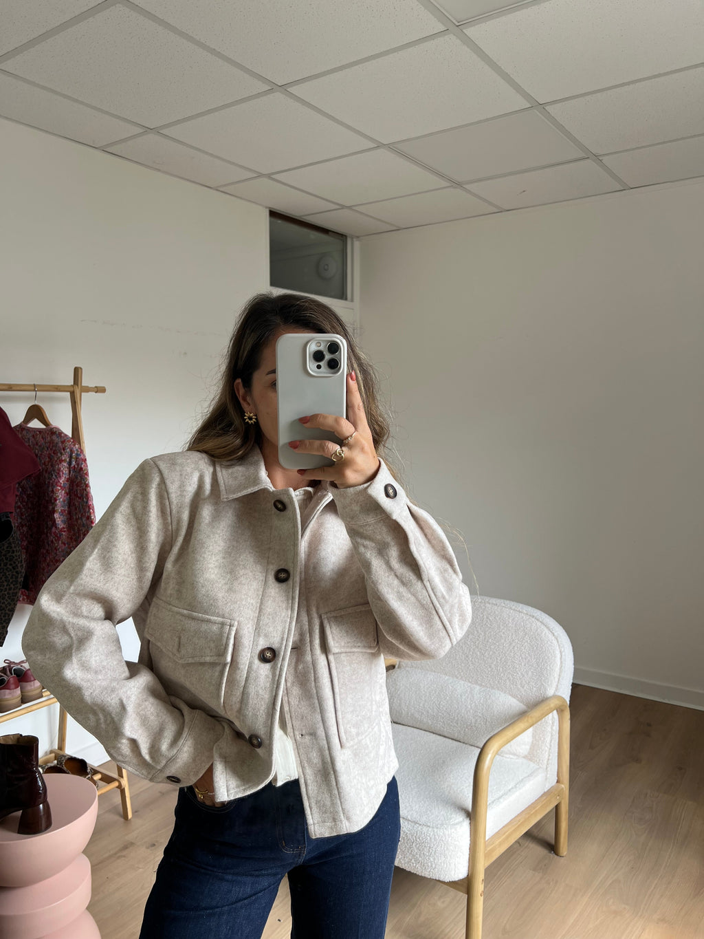 Veste Chaude Max Beige