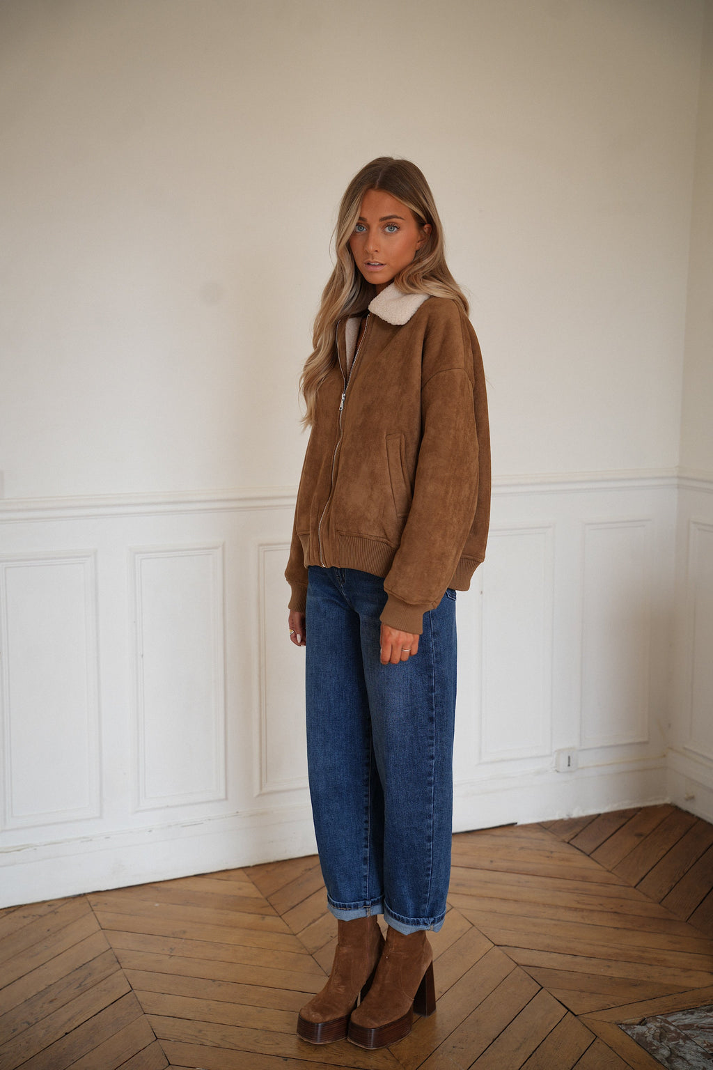 Veste Fourrée Noela - Marron