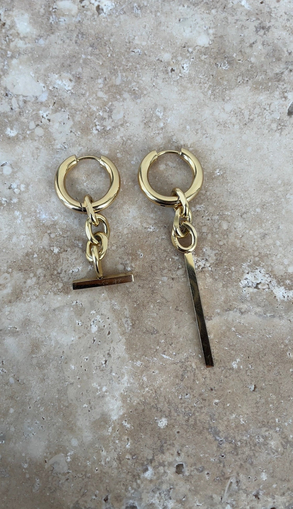 Asymmetric earrings