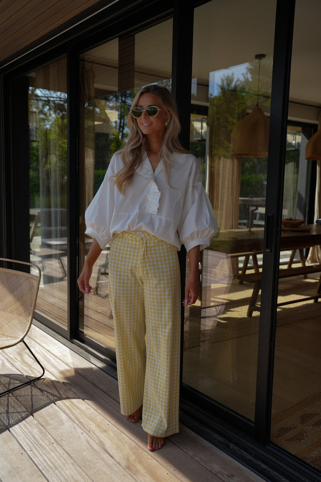 Blouse Volantée Julieth - Blanche