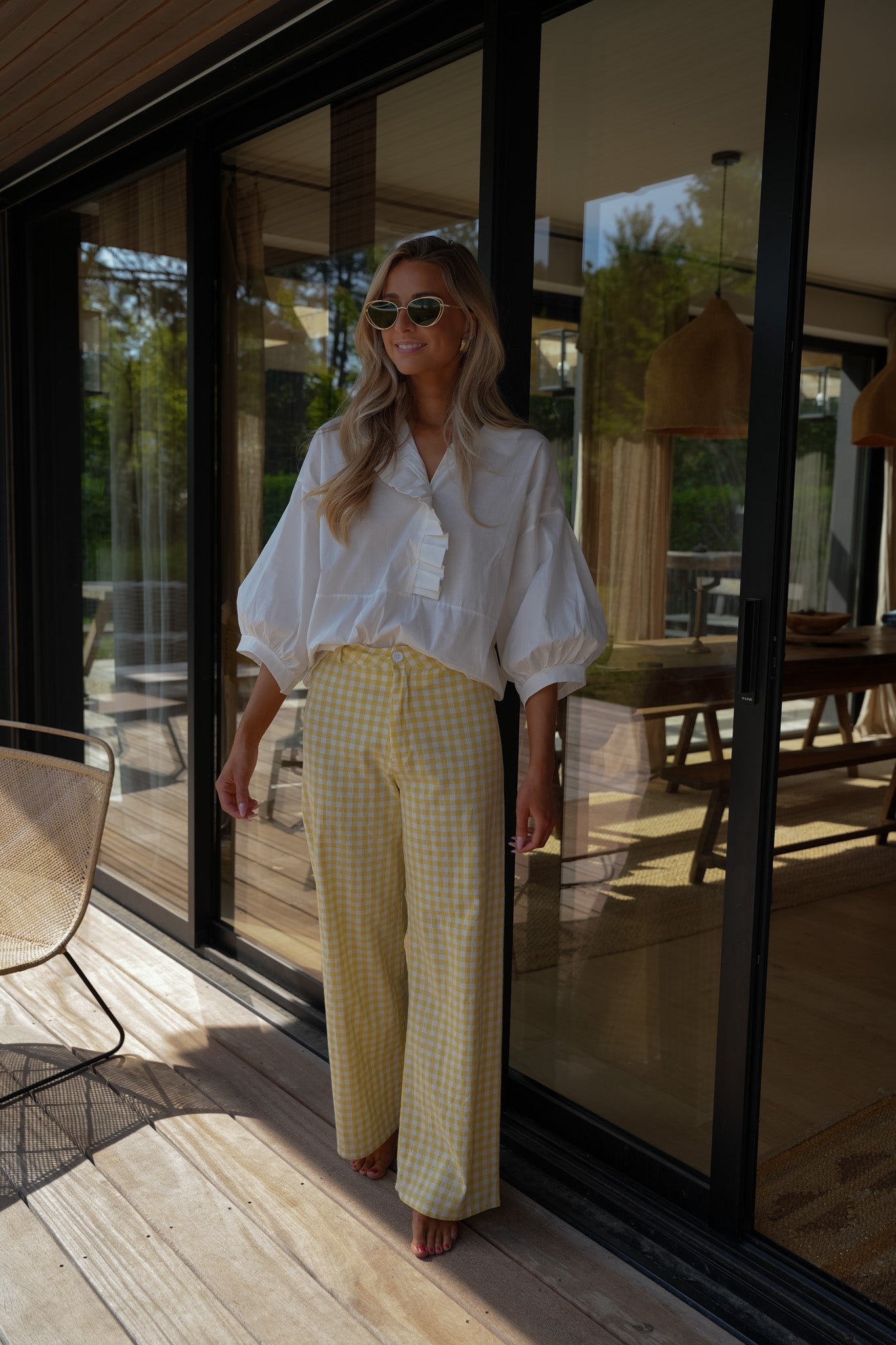 Blouse Volantée Julieth - Blanche