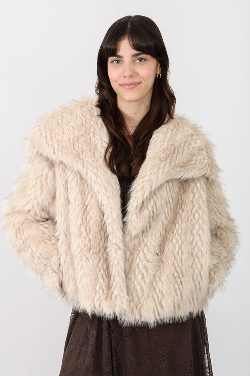 Fausse Fourrure - Beige