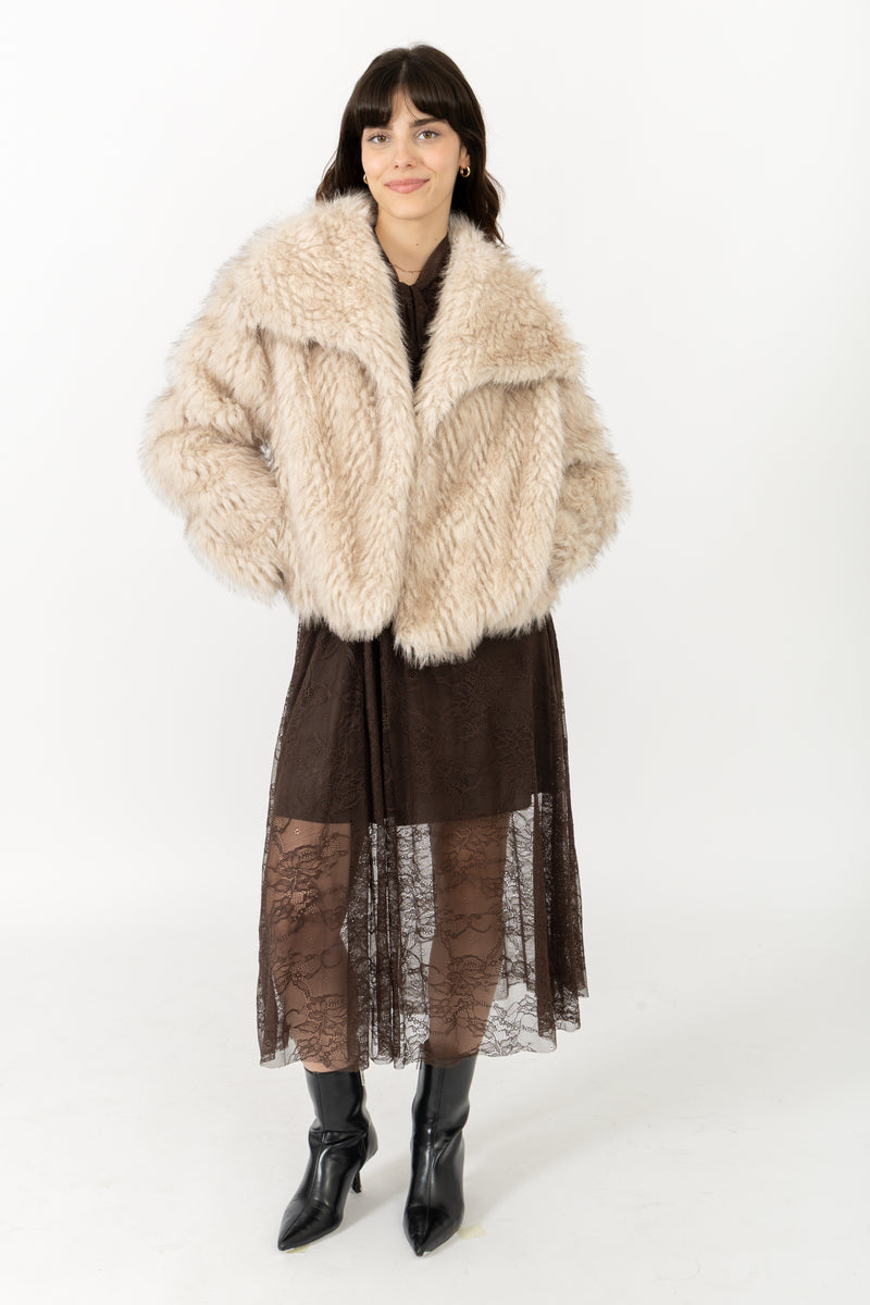 Fausse Fourrure - Beige