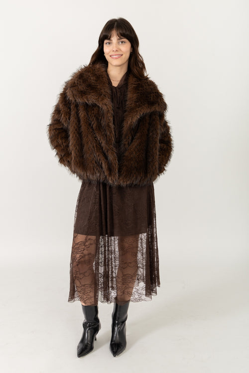 Fausse Fourrure - Choco