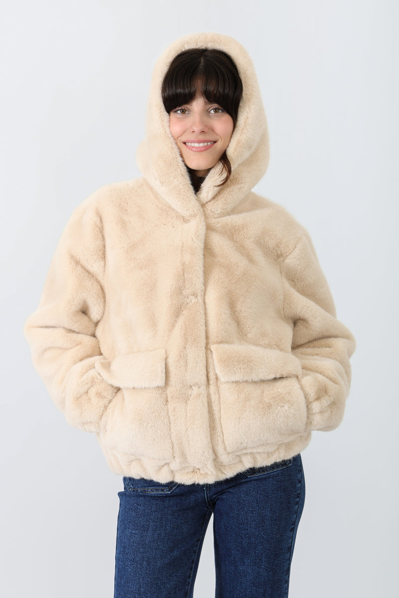 Fausse Fourrure - Beige