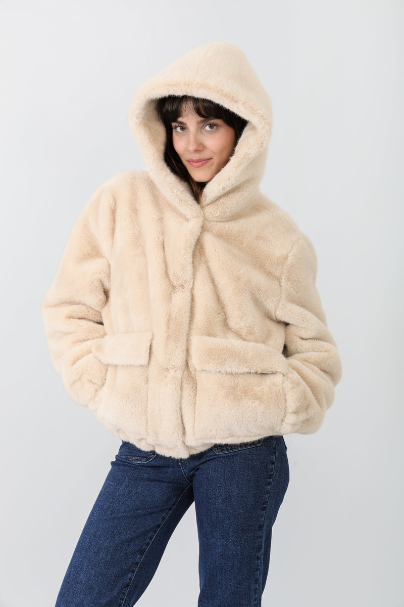 Fausse Fourrure - Beige