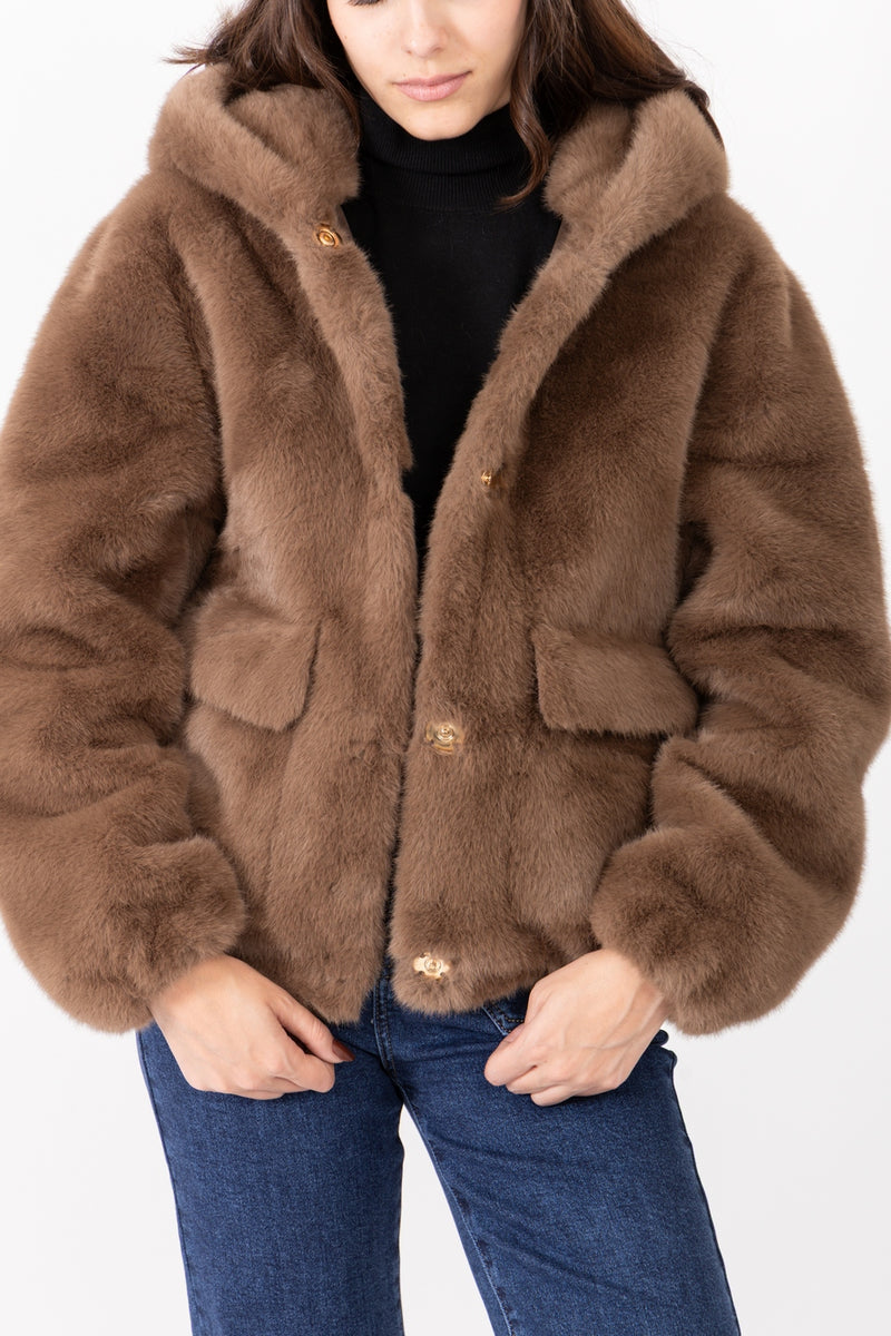 Fausse Fourrure - Choco