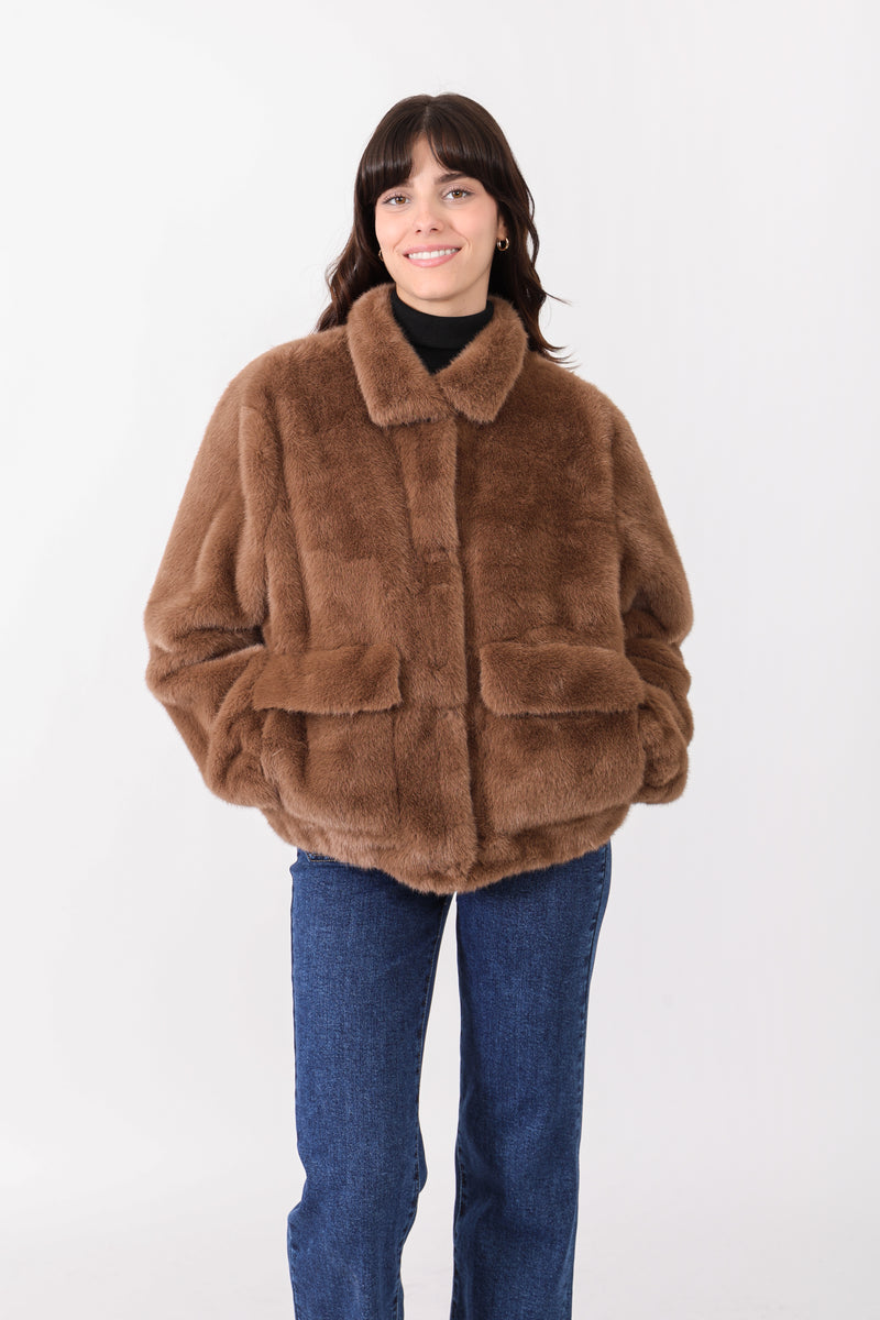 Fausse Fourrure - Choco