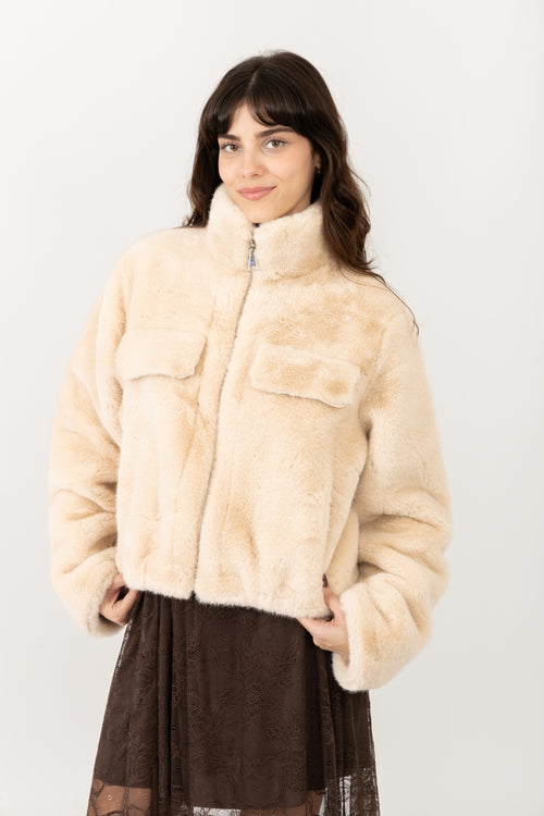 Fausse Fourrure - Beige