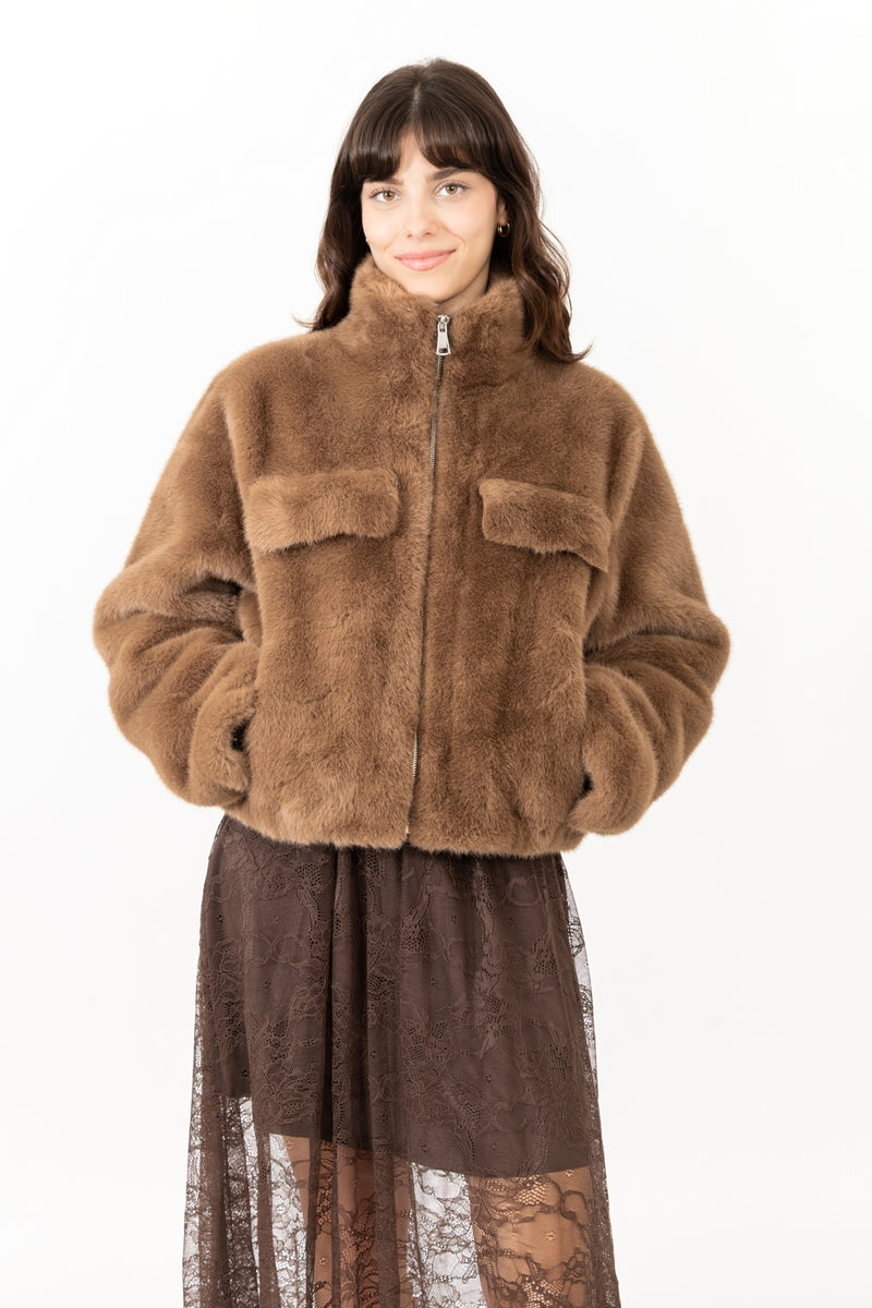 Fausse Fourrure - Choco