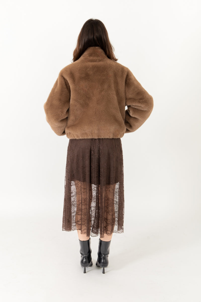 Fausse Fourrure - Choco