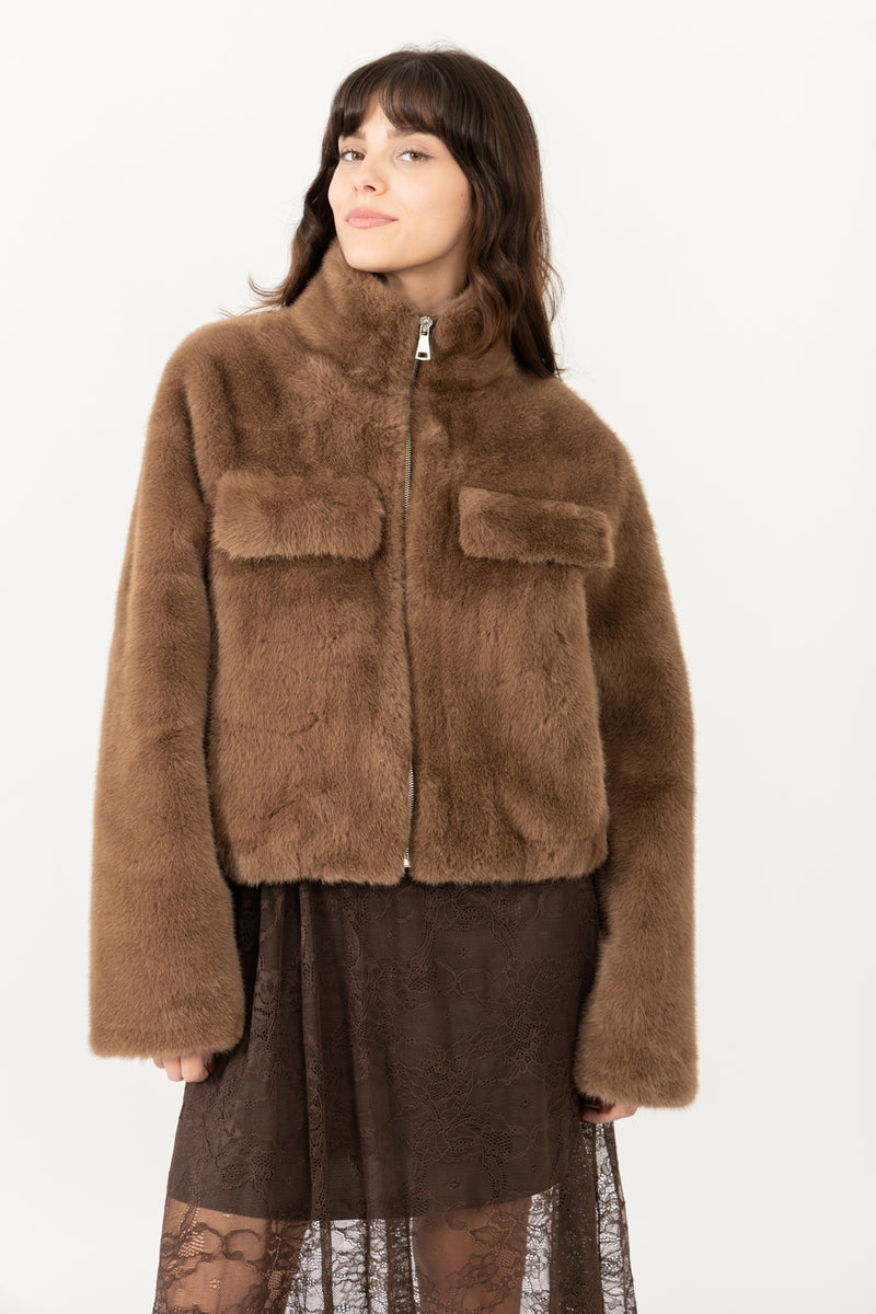Fausse Fourrure - Choco