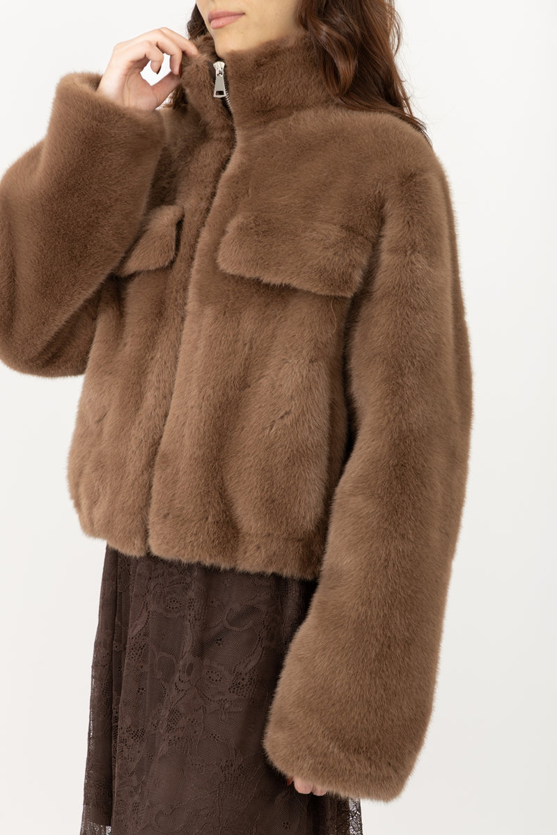 Fausse Fourrure - Choco