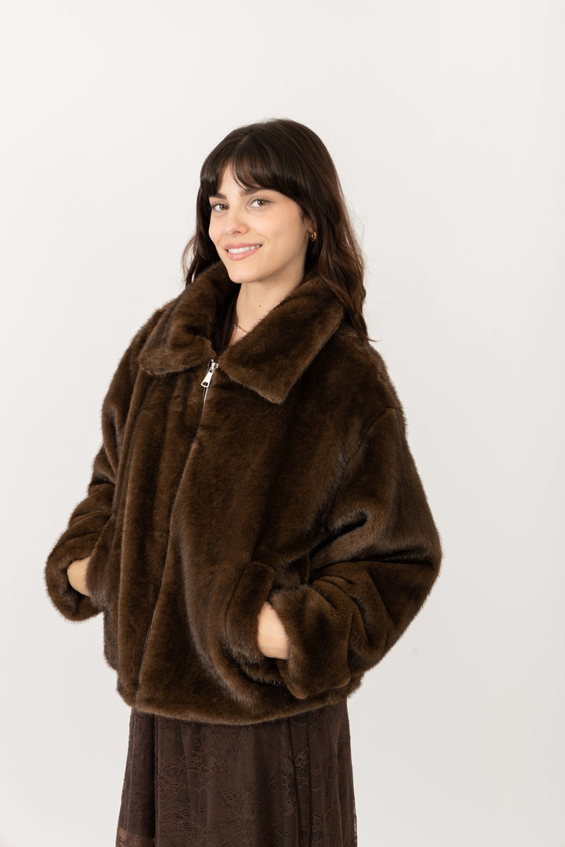 Fausse Fourrure - Choco