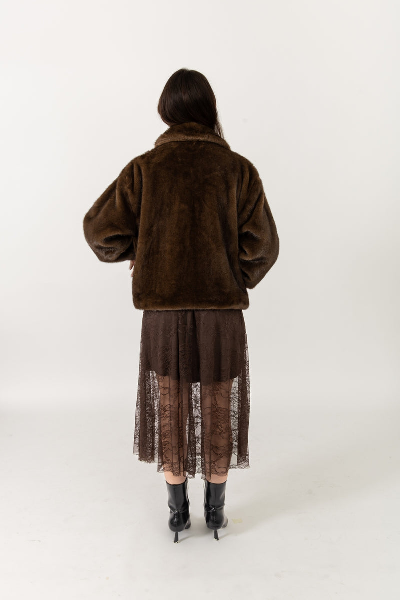 Fausse Fourrure - Choco