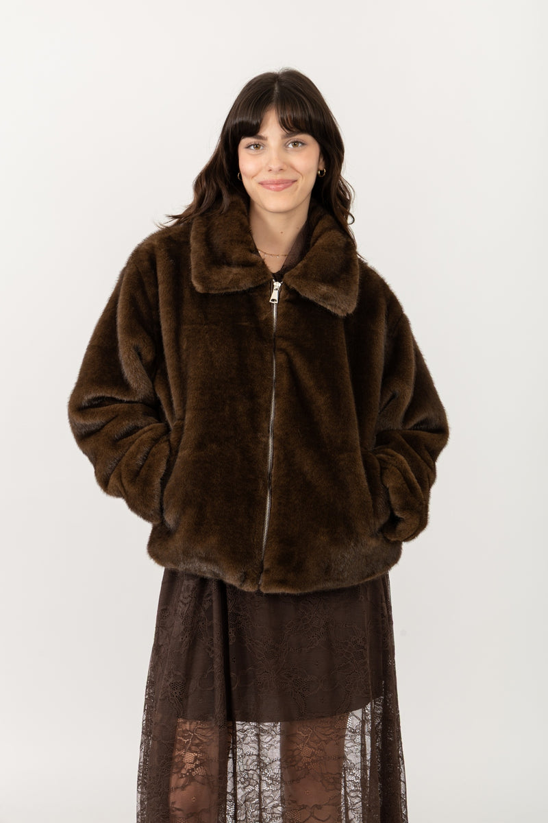 Fausse Fourrure - Choco