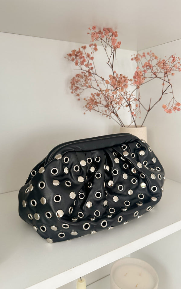 Bolso con tachuelas Icaro - Negro