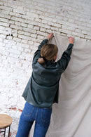 Surchemise Lou Similicuir Vert Foncé