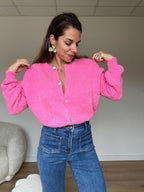 Léonie Wool Knit Candy Pink