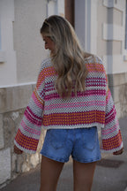 Blouse En Crochet Roy - Coloré