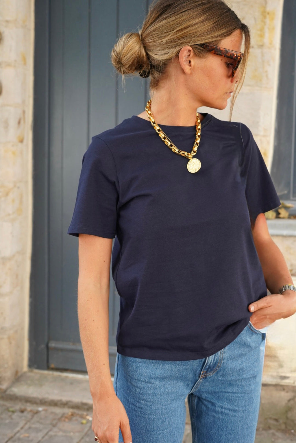 Marceau Navy T-Shirt