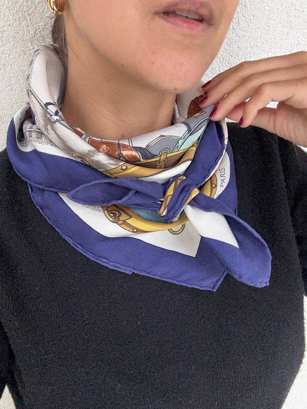 Bufanda Hermès – Modelo La vuelta al mundo en 80 días