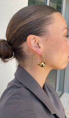 Boucles D'Oreilles Asymmetric Pearl