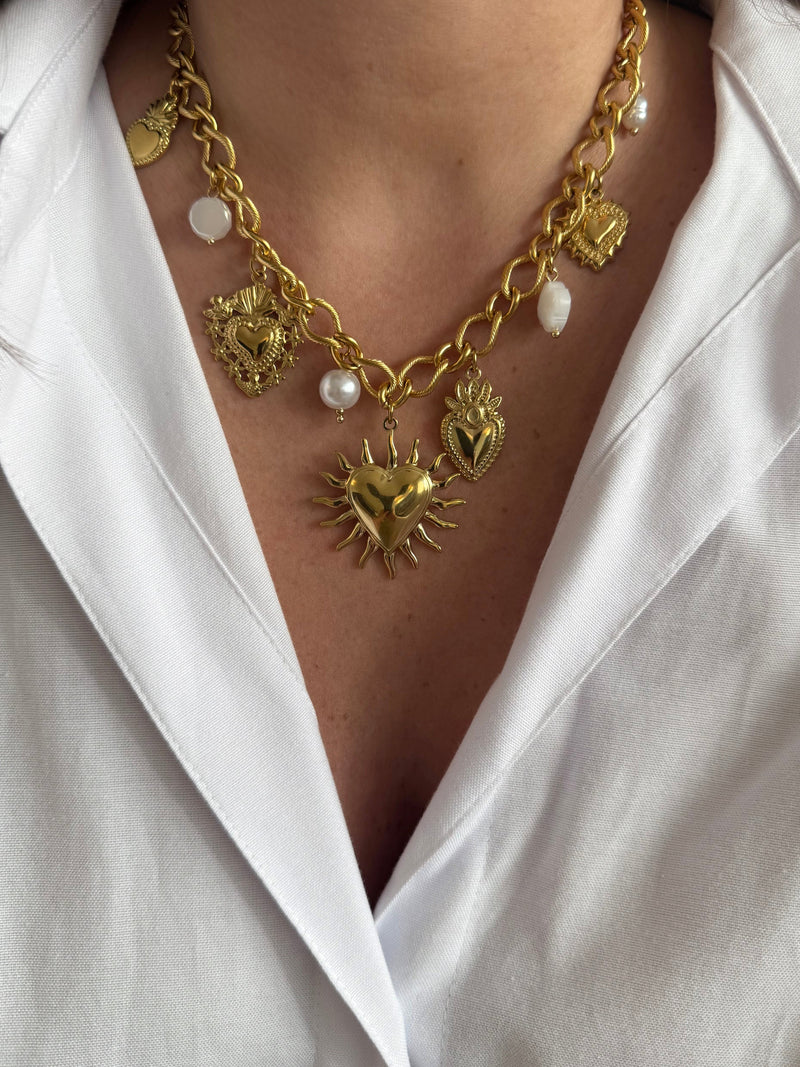 Santi Necklace - Multi Tassels