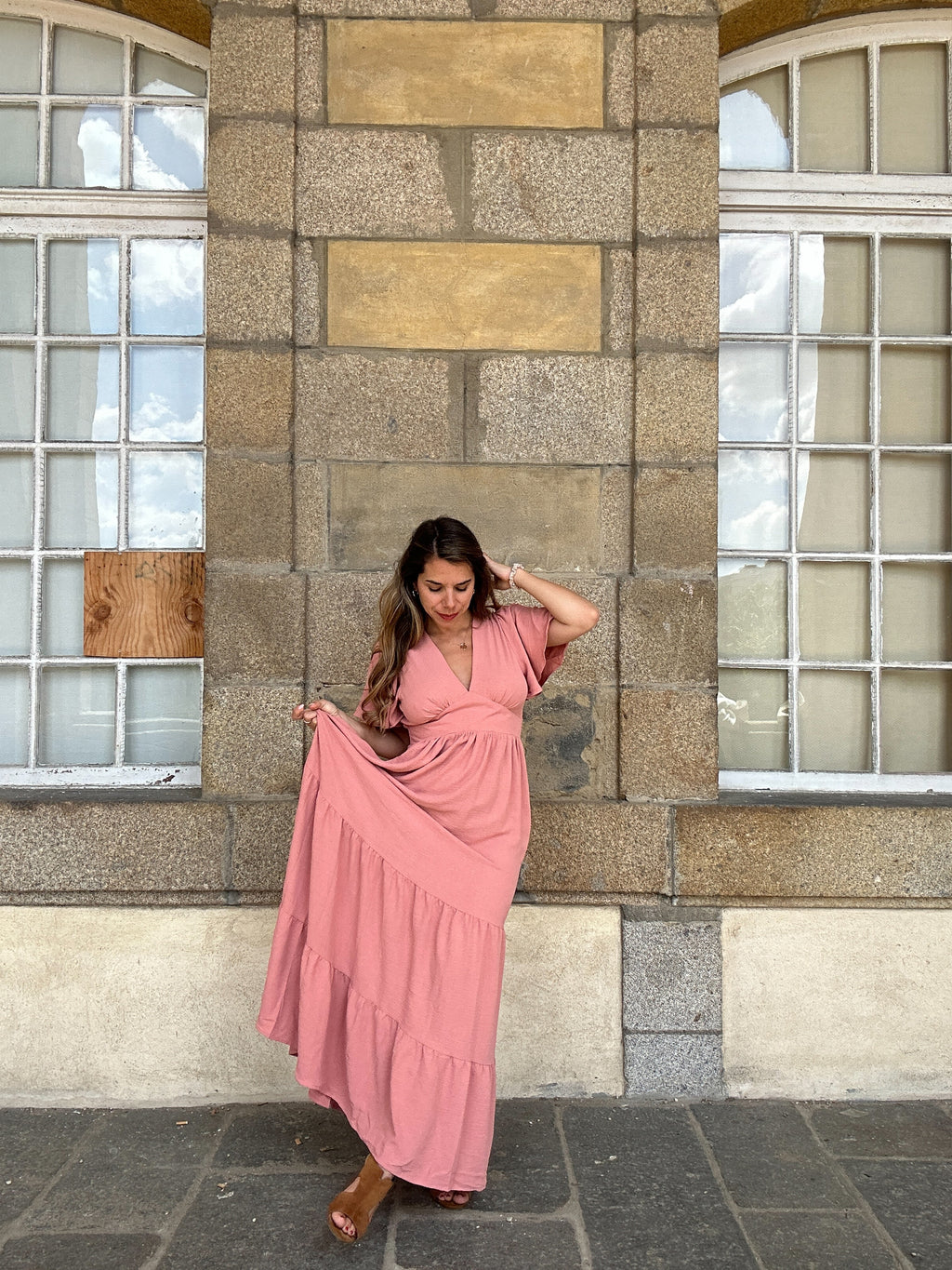 Robe Longue Bella Rose