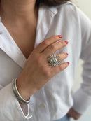 Bague Bague Soleil - Doré Ou Argent