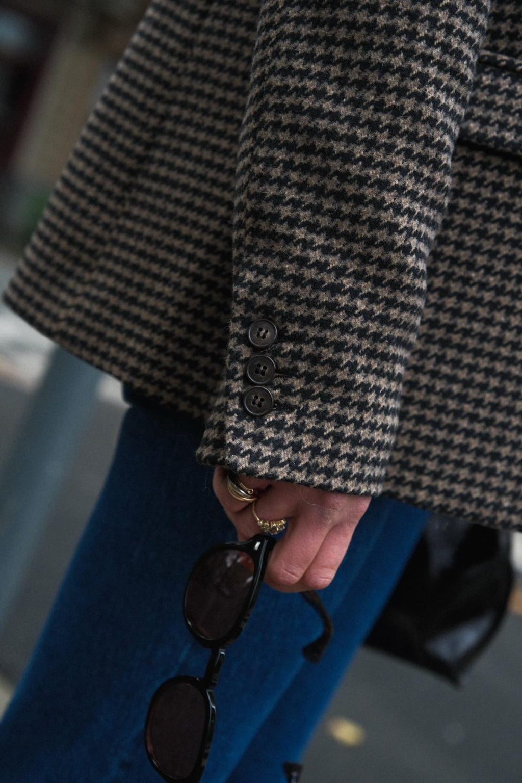Gustave Houndstooth Blazer