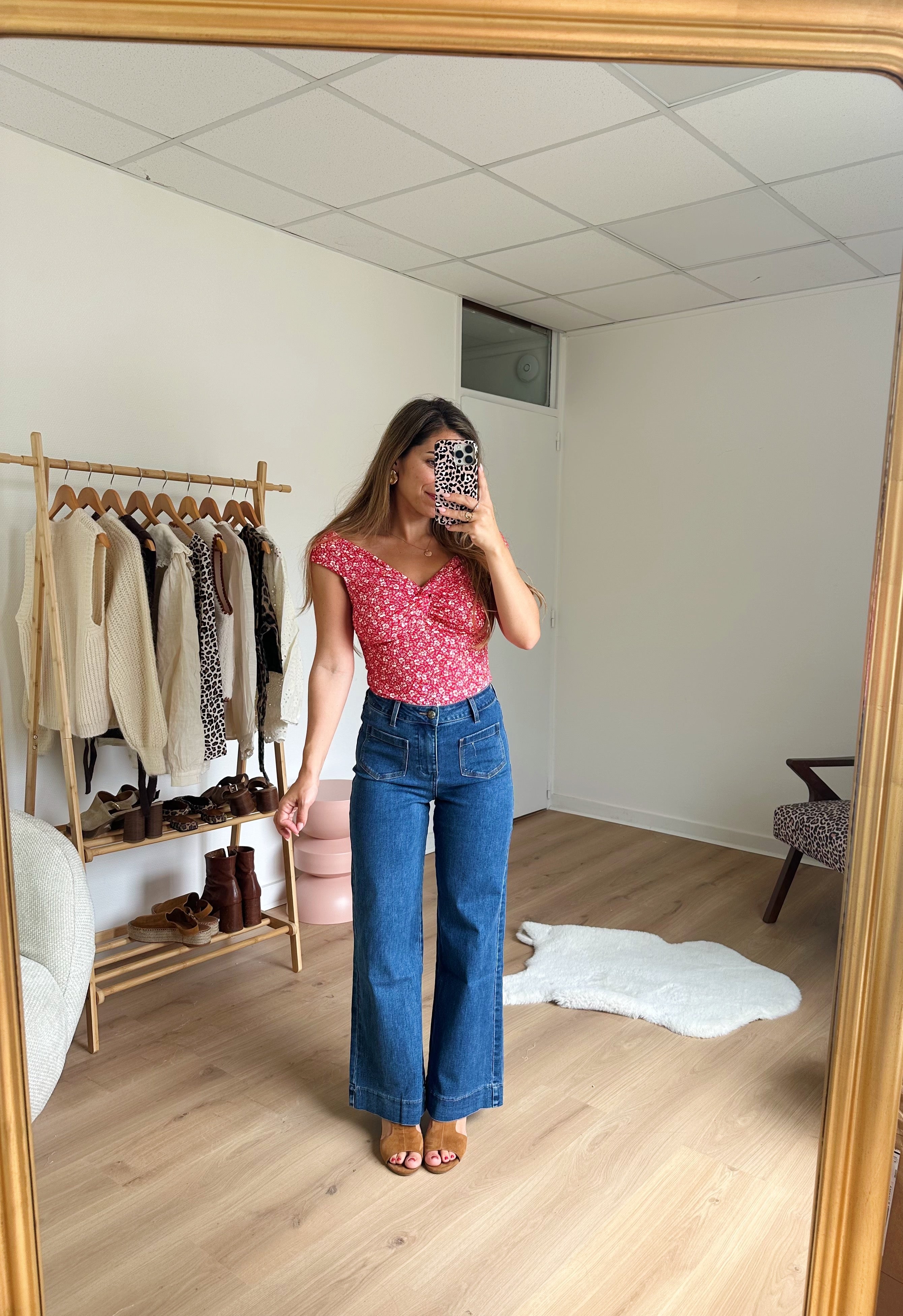 Top floral Lina