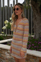 Robe En Crochet Yasmine - Colorée