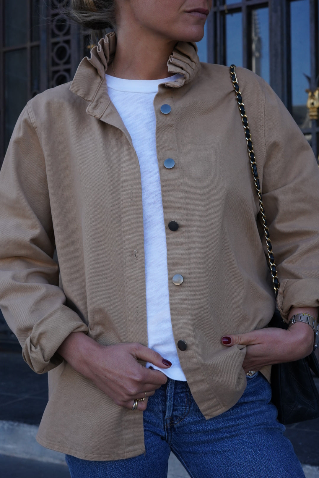 Céleste Camel Overshirt