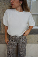 Jean Flare Leopard Alix