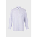 Chemisier - Top Blanche - Bleu Ocean